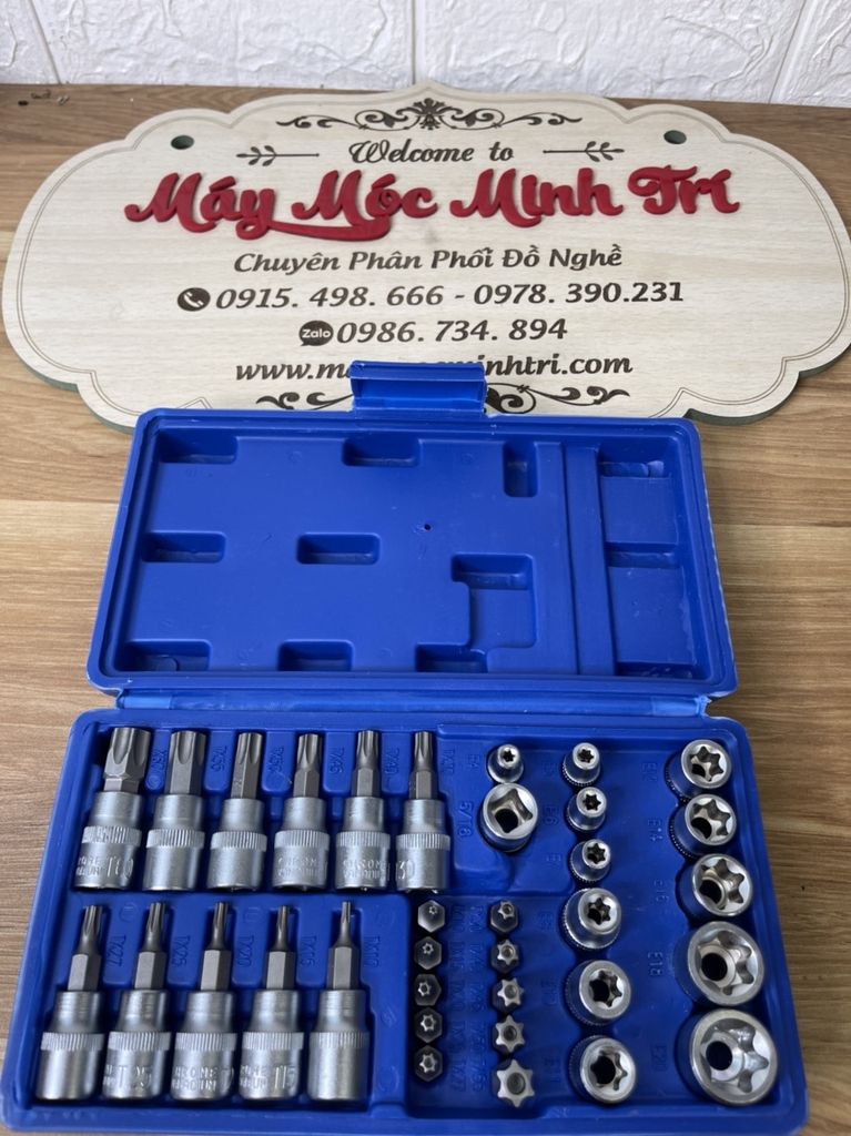bộ đầu khẩu hoa thị 34pc TUSAKI