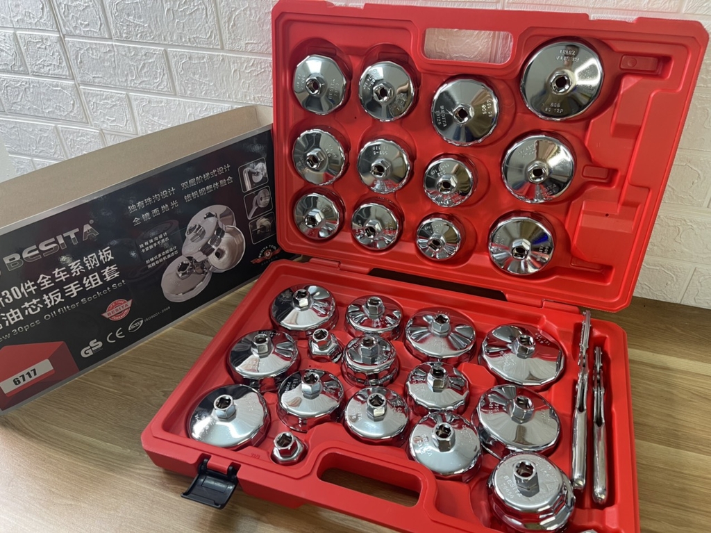 Vam tháo cốc lọc dầu 30 chi tiết BEKISTA