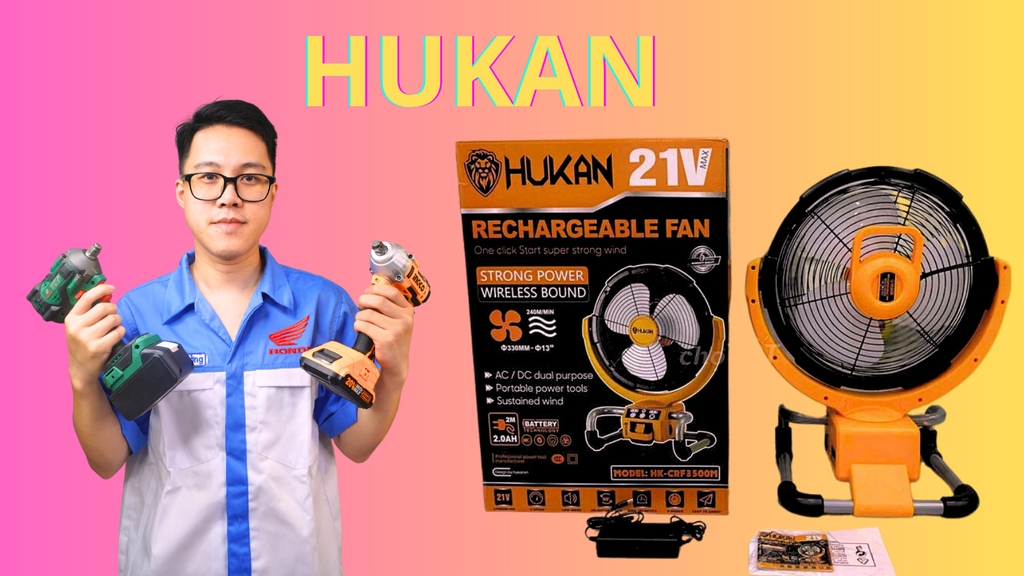 Thân quạt  pin hukan hk-CRF300M