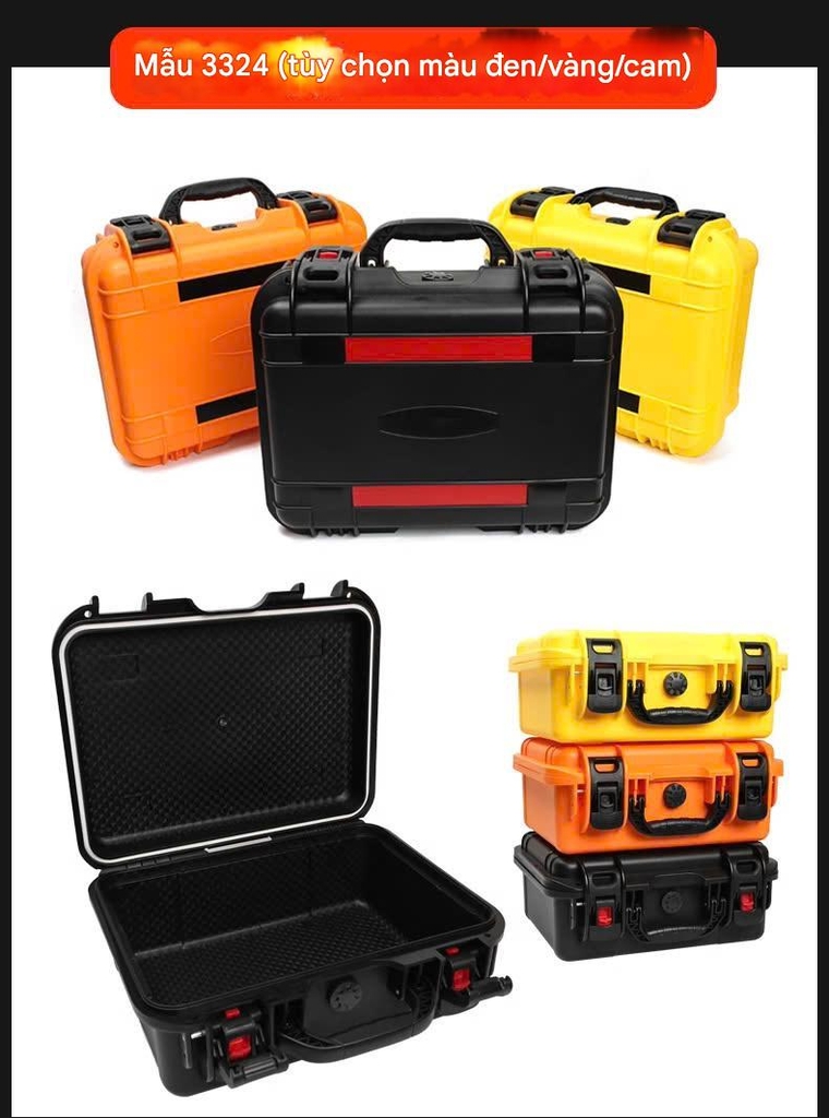 Hộp đựng đồ nghề chống sốc Nhựa của M3t