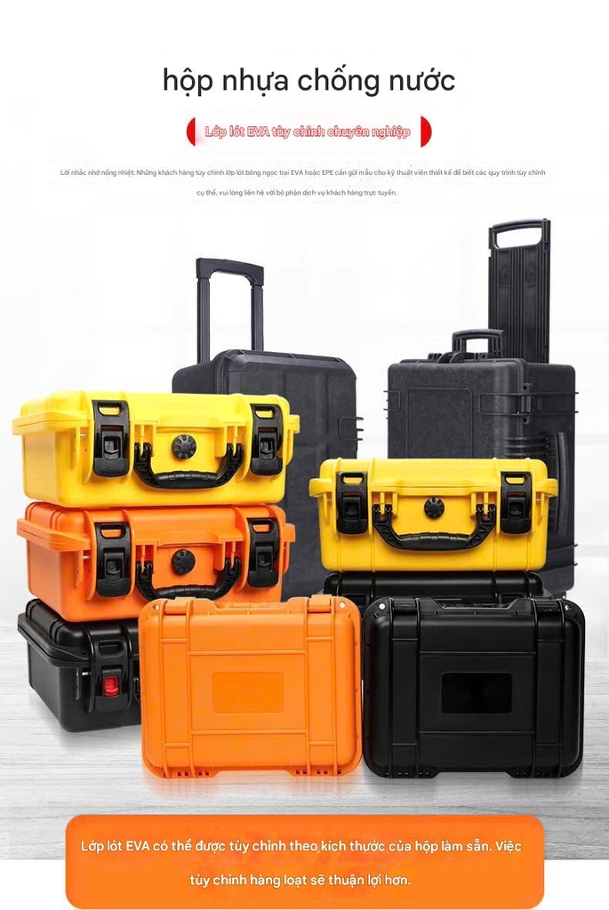 Hộp đựng đồ nghề chống sốc Nhựa của M3t