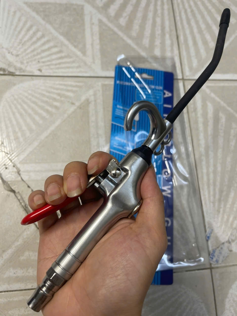 Sản Phẩm AIR PLOW GUN - Đầu Xịt Hơi Vòi Dài Chất Lượng Cao