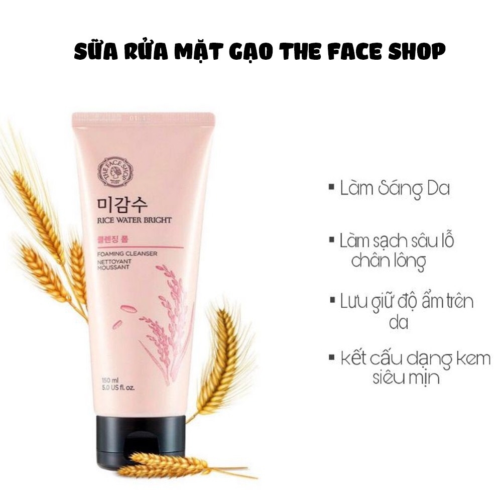 B01-Sữa rửa mặt gạo The Face Shop