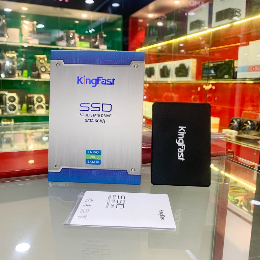 Ổ cứng SSD Kingfast F6 Pro 120GB 2.5 inch SATA3 (Đọc 550MB/s - Ghi 450MB/s)