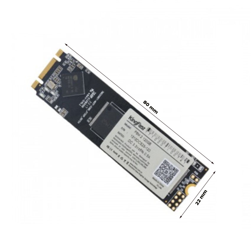 Ổ cứng SSD KINGFAST F6M.2 128GB M.2 2280 (Đọc 550MB/s - Ghi 450MB/s)