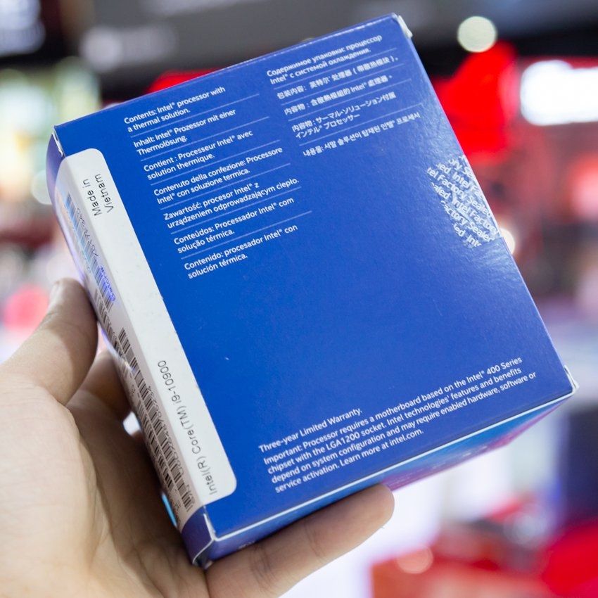 CPU Intel Core i9-10900 (2.8GHz turbo up to 5.2GHz, 10 nhân 20 luồng, 20MB Cache, 65W)