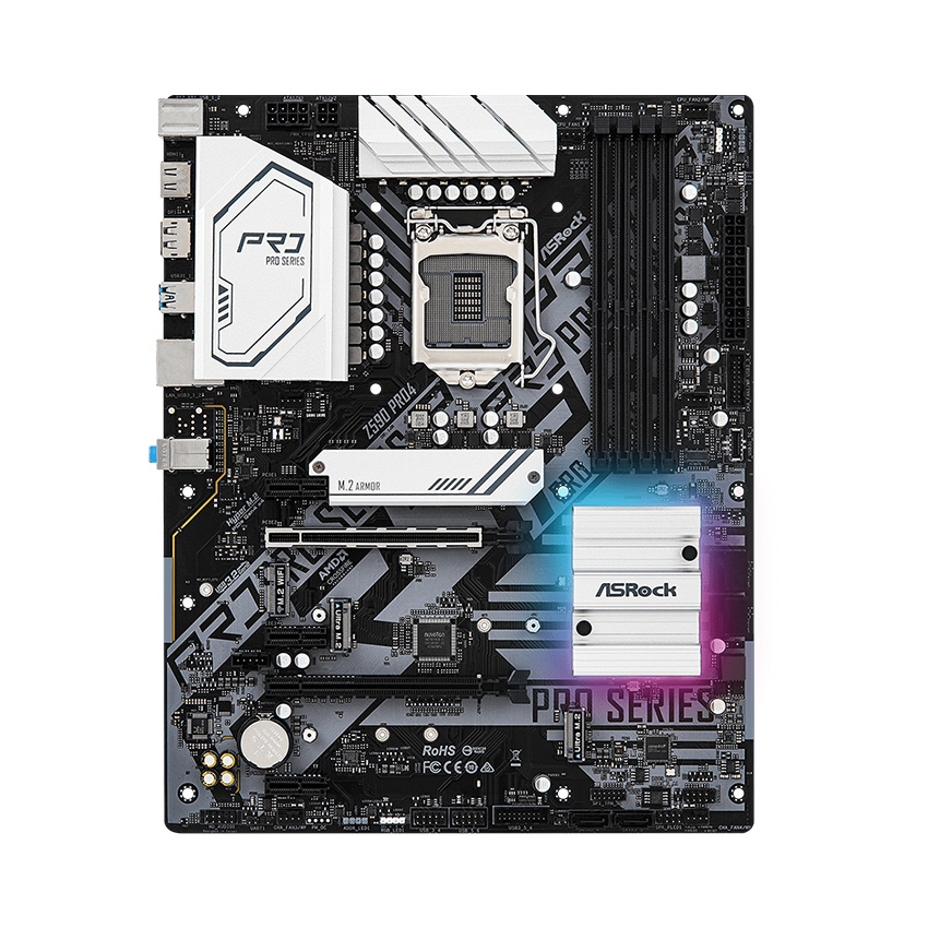 Mainboard ASROCK Z590 PRO4 (Intel Z590, Socket 1200, ATX, 4 khe Ram DDR4)