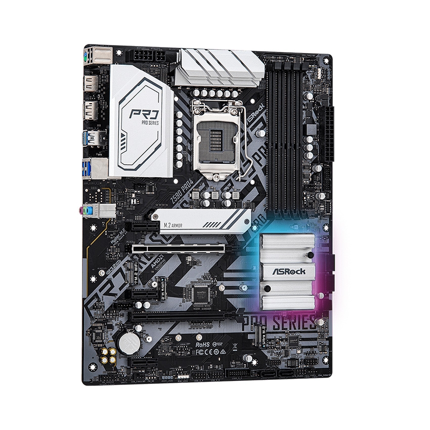 Mainboard ASROCK Z590 PRO4 (Intel Z590, Socket 1200, ATX, 4 khe Ram DDR4)