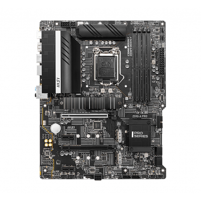 Mainboard MSI Z590-A PRO. (Intel Z590, Socket 1200, ATX, 4 khe Ram DDR4)