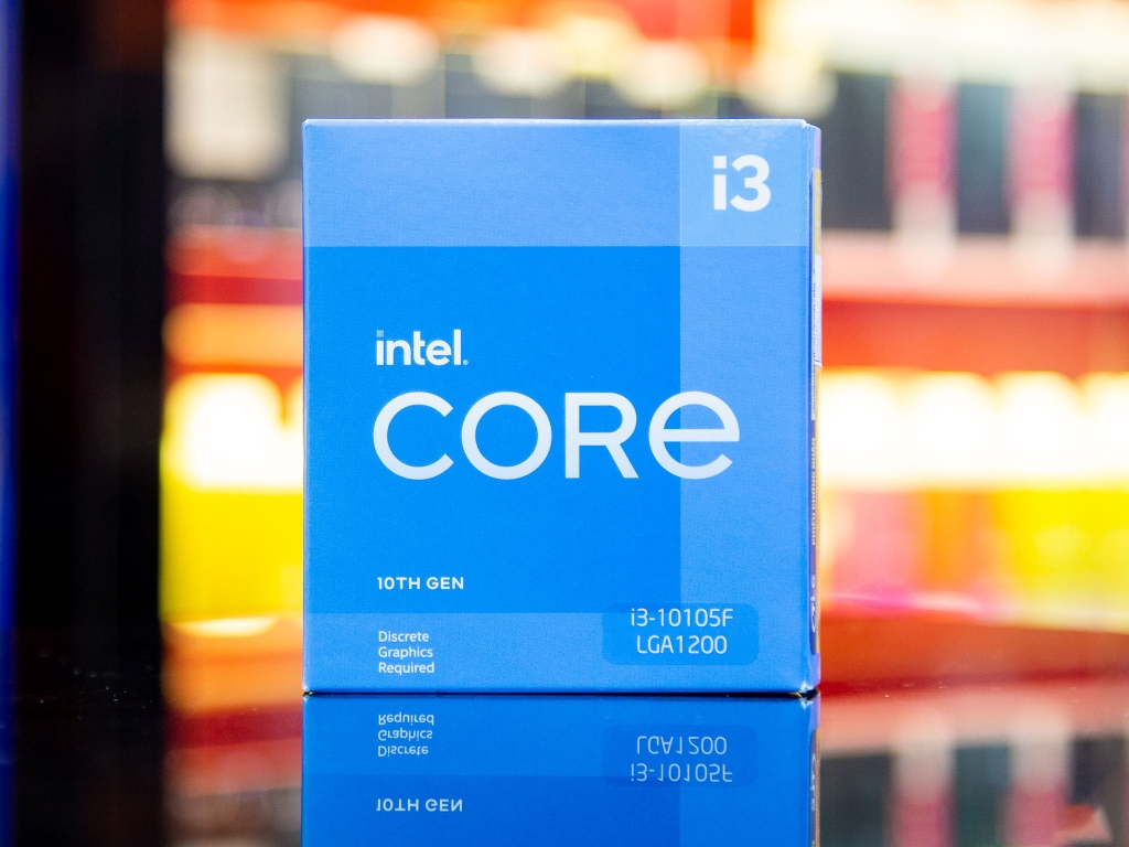 CPU Intel Core i3-10105F (3.7GHz turbo up to 4.4Ghz, 4 nhân 8 luồng, 6MB Cache, 65W) - Socket Intel LGA 1200