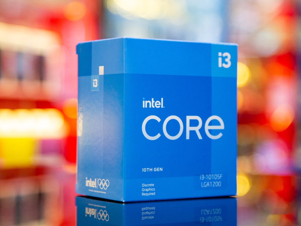 CPU Intel Core i3-10105F (3.7GHz turbo up to 4.4Ghz, 4 nhân 8 luồng, 6MB Cache, 65W) - Socket Intel LGA 1200