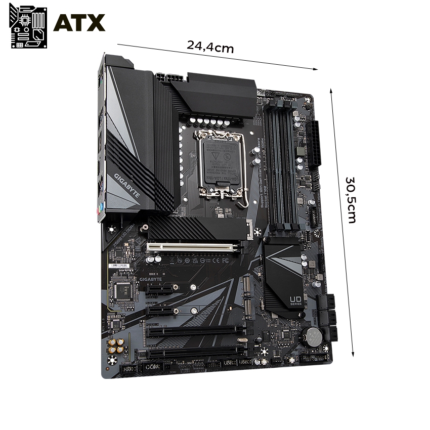 Mainboard Gigabyte Z690 UD D4 (Intel Z690, Socket 1700, ATX, 4 khe Ram DDR4)