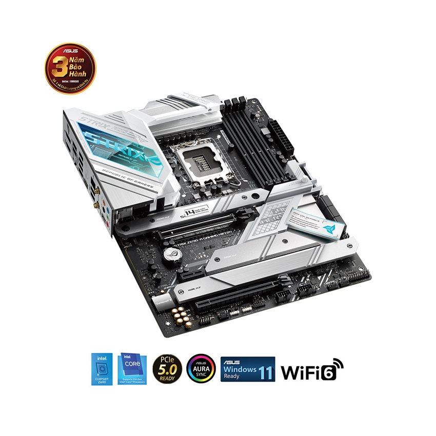 Mainboard ASUS ROG STRIX Z690-A GAMING WIFI D4 (Intel Z690, Socket 1700, ATX, 4 khe RAM DDR4)