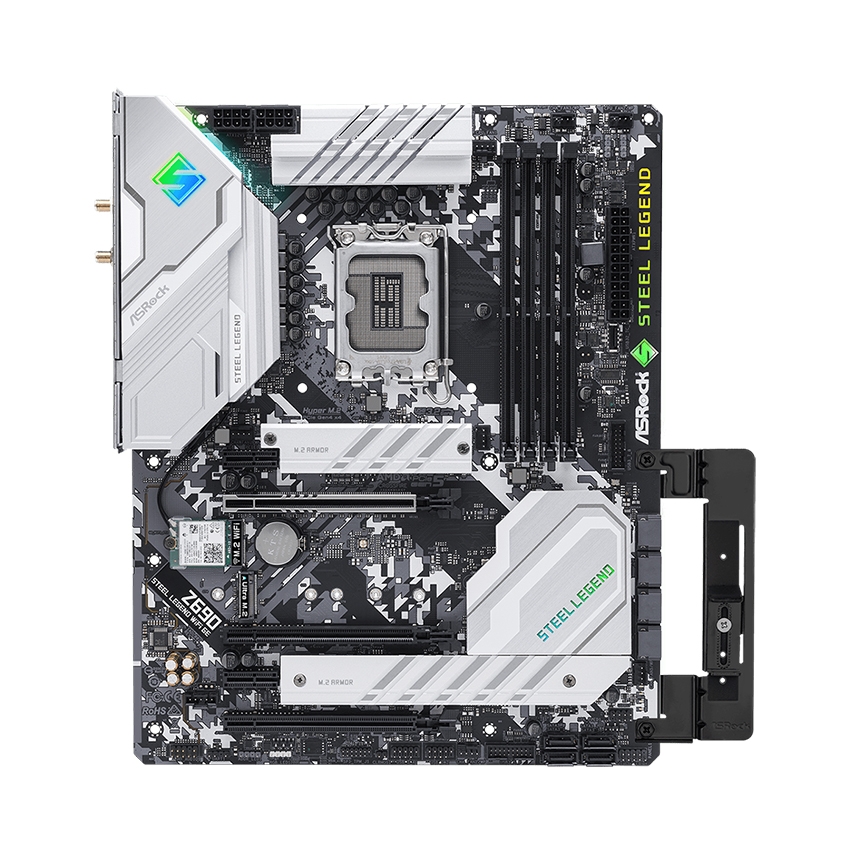 Mainboard ASROCK Z690 STEEL LEGEND WiFi 6E (Intel Z690, Socket 1700, ATX, 4 khe Ram DDR4)