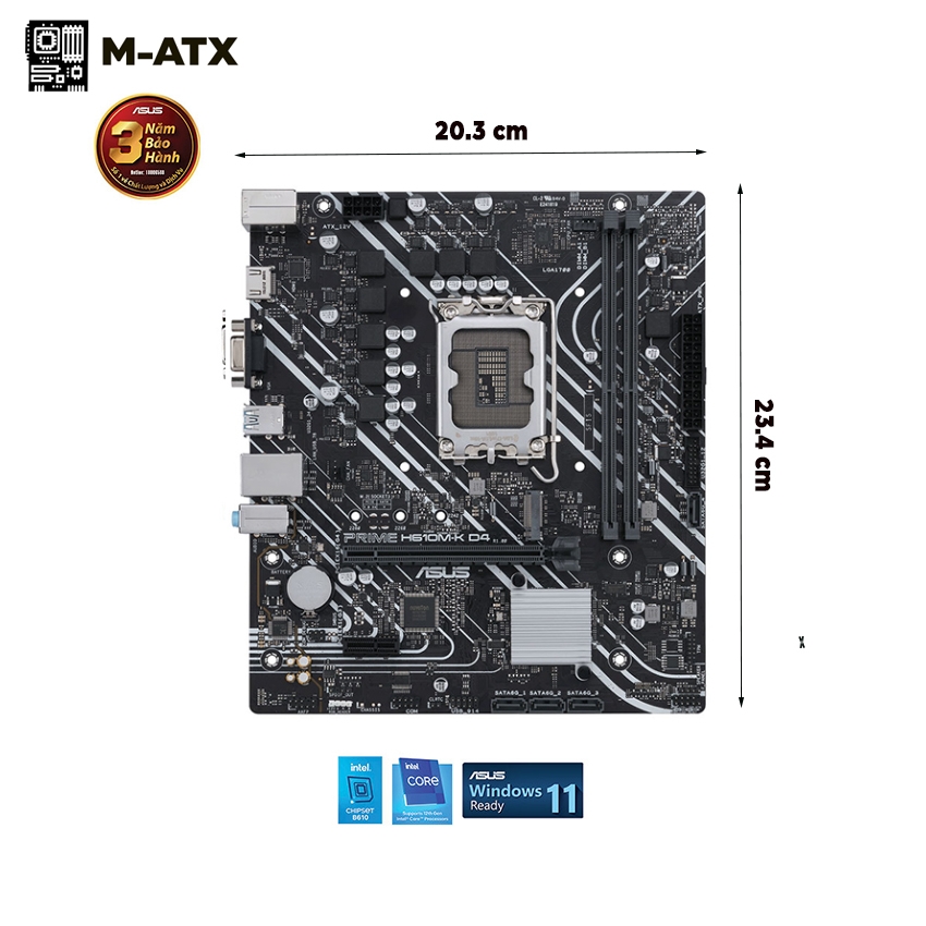 Mainboard Asus Prime H610M-K D4