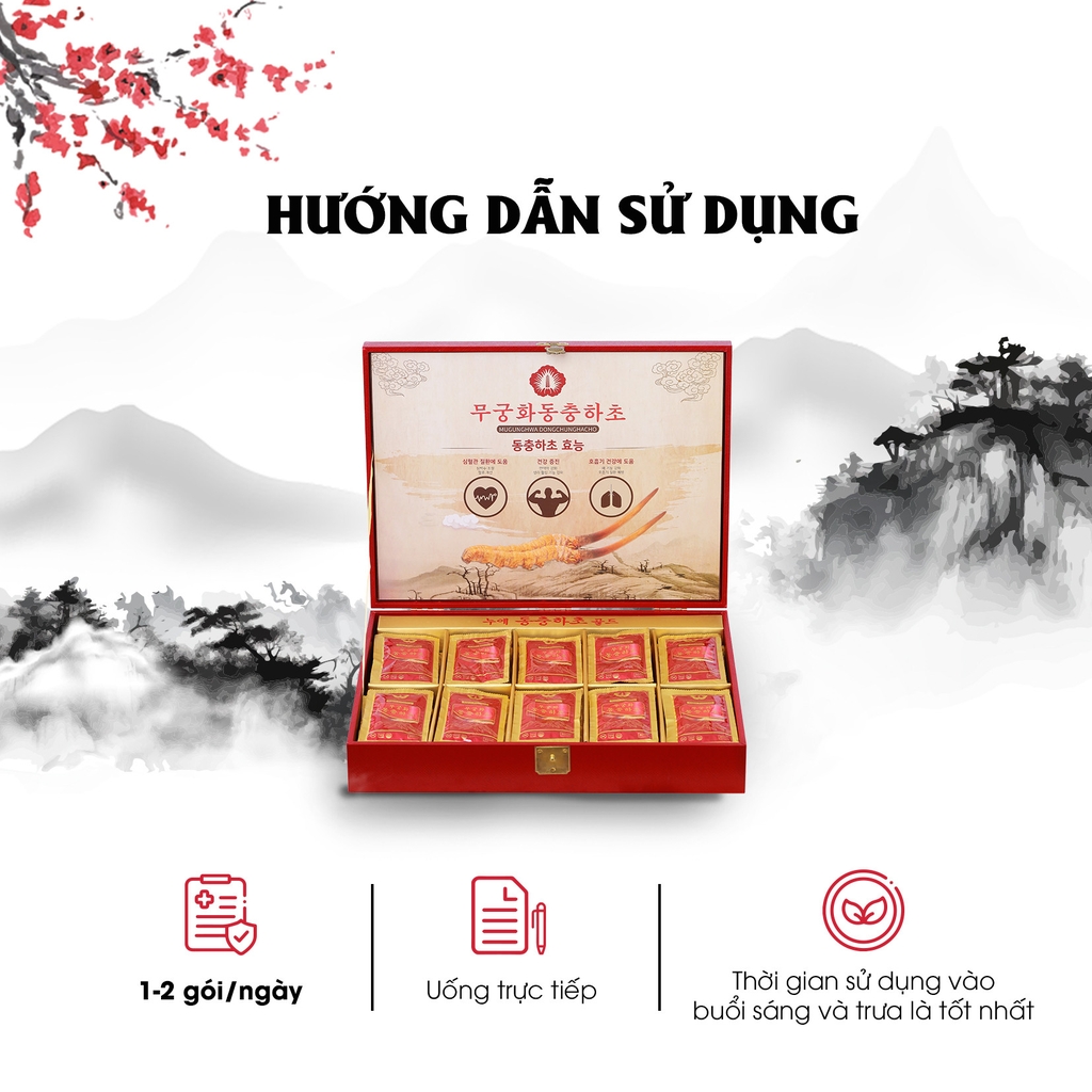 Tinh Chất Đông Trùng Hạ Thảo Mugunghwa - 60 Gói x 30ml