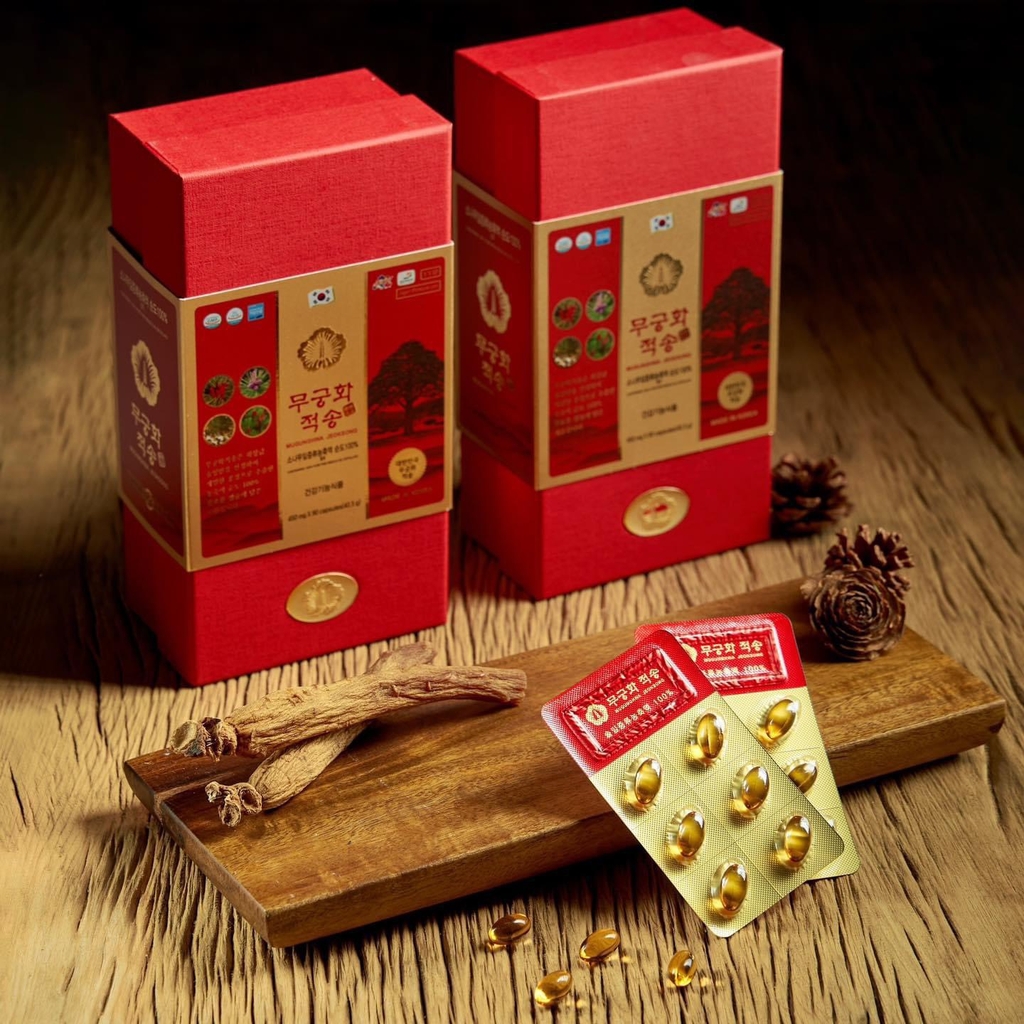 Tinh Dầu Thông Đỏ Chính Phủ Mugunghwa Jeoksong Cao Cấp - 180 viên