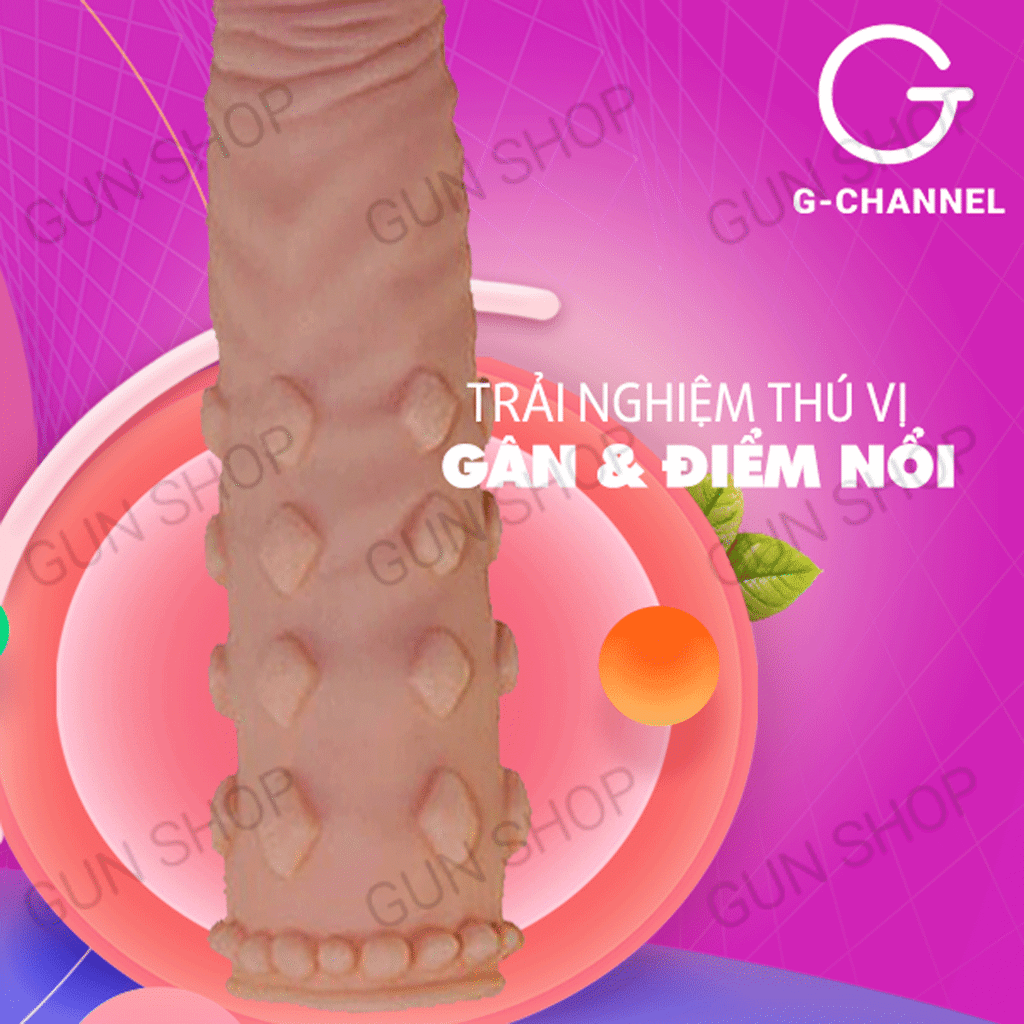Bao cao su đôn dên tăng kích thước Lovetoy tăng 5cm, điểm nổi