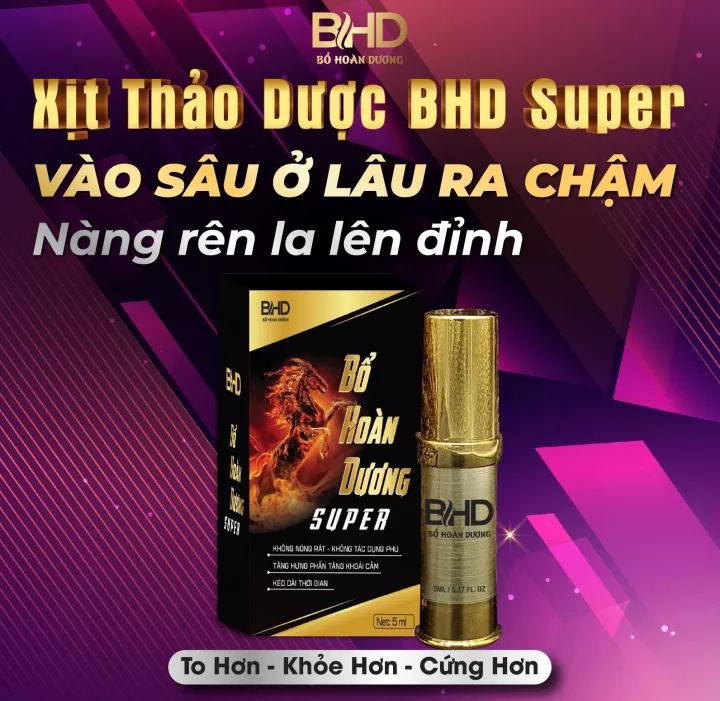 CHAI XỊT THẢO DƯỢC BỔ HOÀN DƯƠNG SUPER - NGỌC NỮ TÂM VƯƠNG