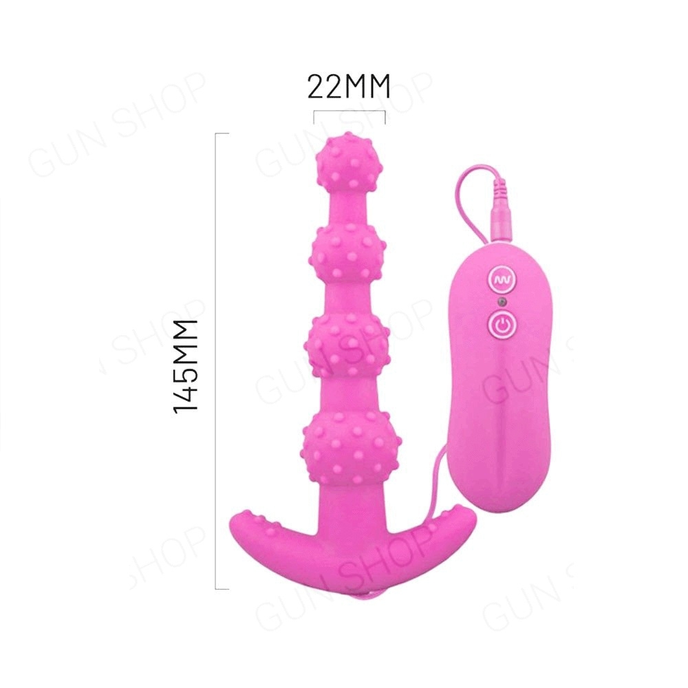 Que rung kích thích hậu môn 10 chế độ rung, dùng pin - Aphrodisia Anal Beads