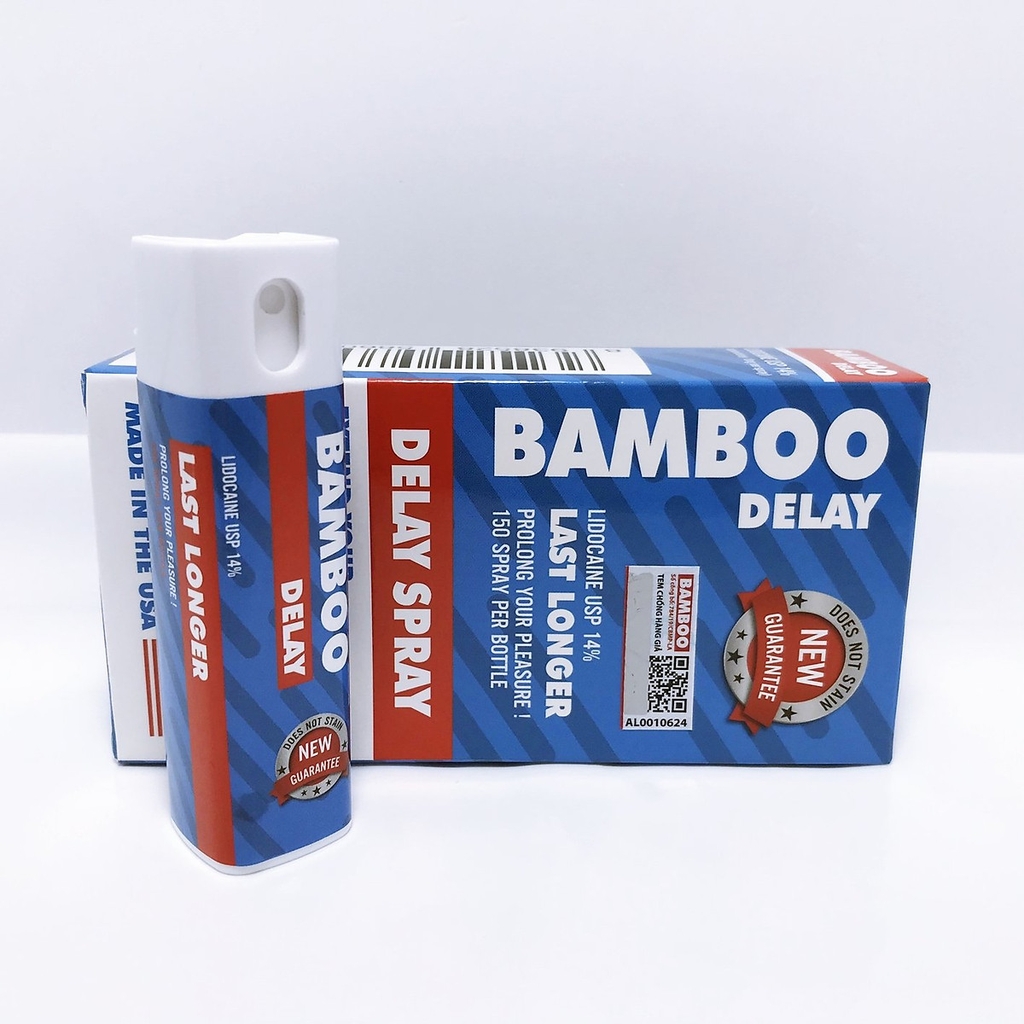 Chai xịt chống xuất tinh sớm Bamboo Delay USA
