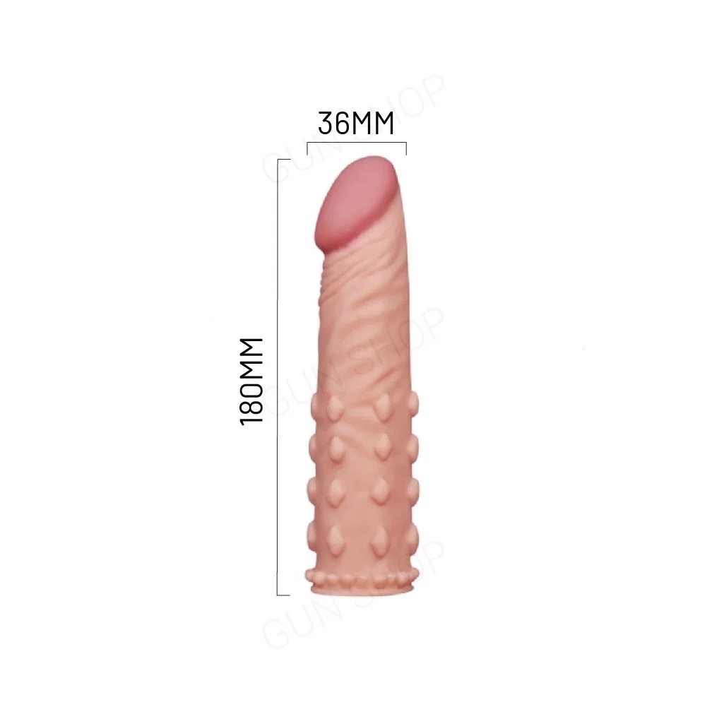 Bao cao su đôn dên tăng kích thước Lovetoy tăng 5cm, điểm nổi