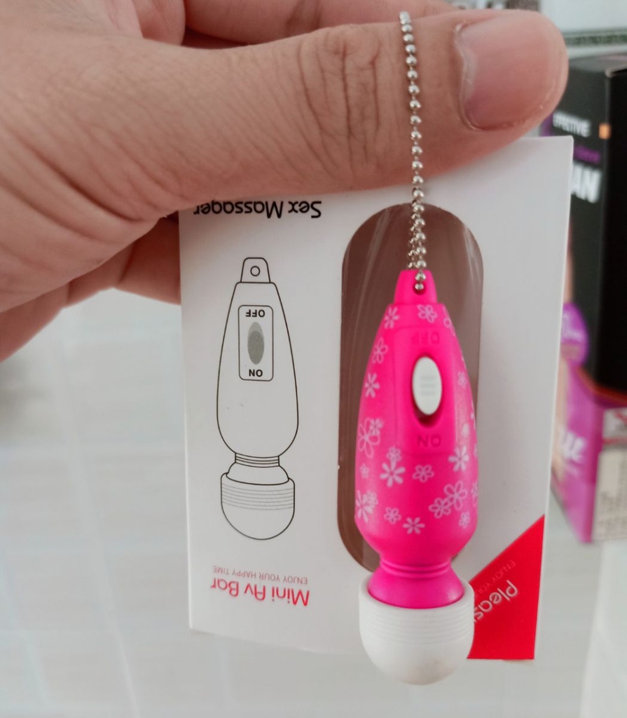 Móc khóa rung massage - Mini Av Bar