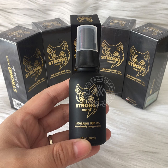 Chai xịt chống xuất tinh sớm Strong Men 30ml