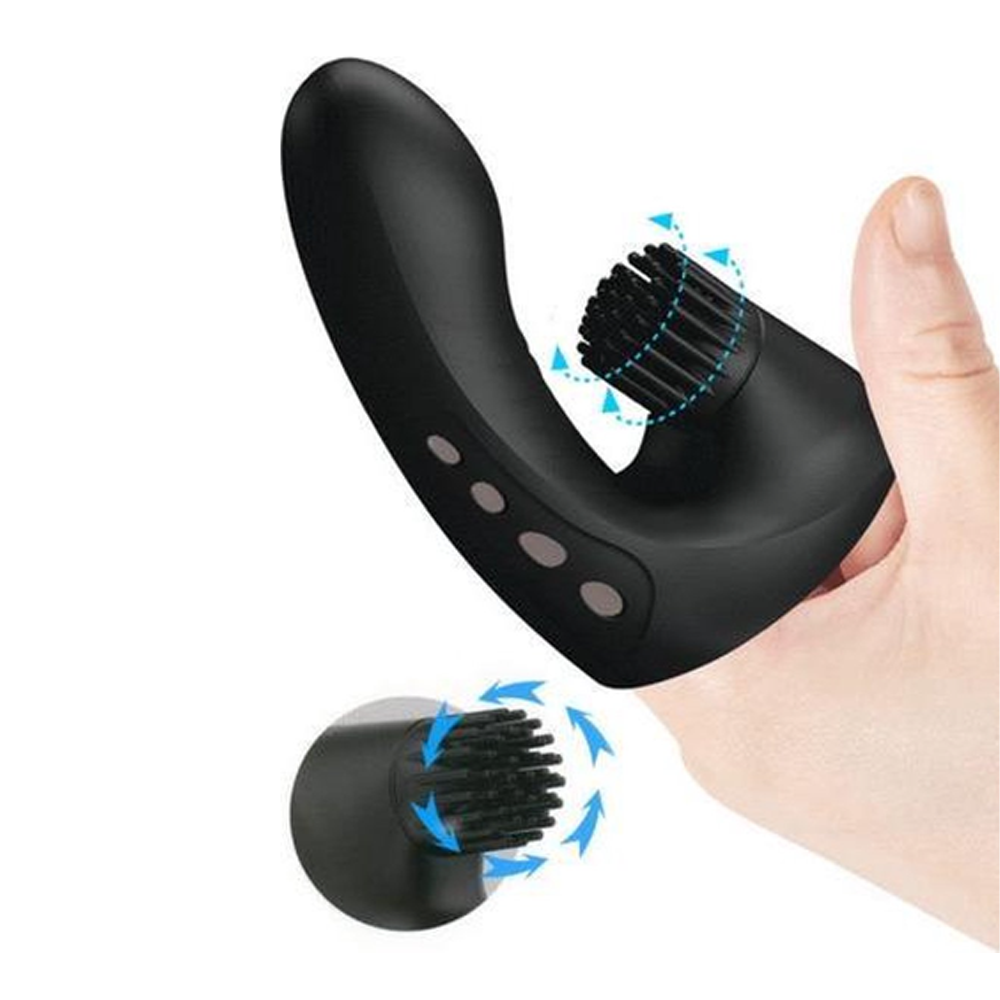 Ngón tay 3 chế độ rung xoay, dùng sạc - Pretty Love Magic Drill