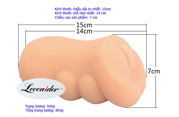 Âm đạo sillicon rung cao cấp Loveaider