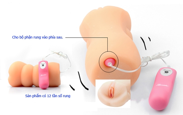 Âm đạo sillicon rung cao cấp Loveaider