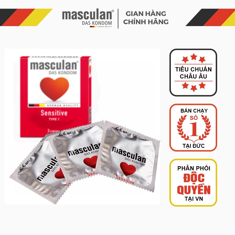 Bao cao su Masculan – Nhạy cảm – Sensitive