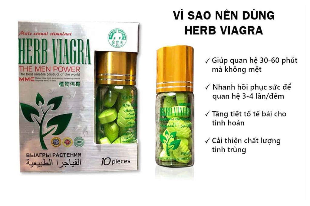 Thuốc cường dương Herb Viagra thảo dược