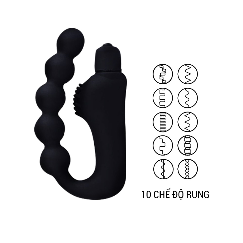 Que rung kích thích hậu môn nhiều chế độ rung, dùng pin - Yeain Power Beads Stimulator