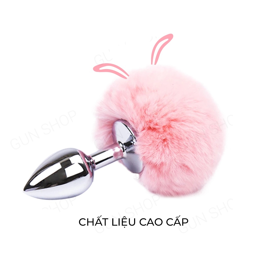 Đuôi thỏ gắn hậu môn quyến rũ, kích thích hậu môn