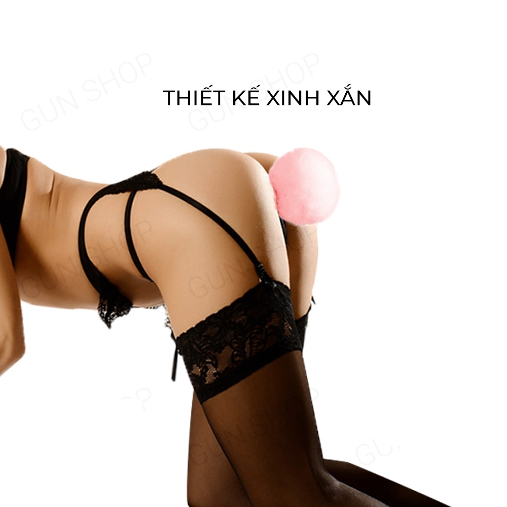 Đuôi thỏ gắn hậu môn quyến rũ, kích thích hậu môn