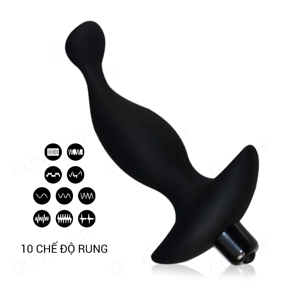 Que rung kích thích 10 chế độ rung- Lovetoy P-Spot Plug