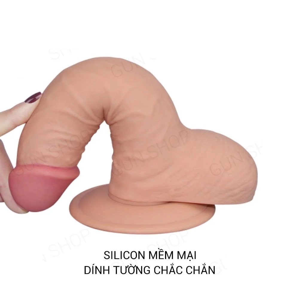 Dương vật giả dính tường siêu mềm - Lovetoy Ultra Soft Dude 7.5