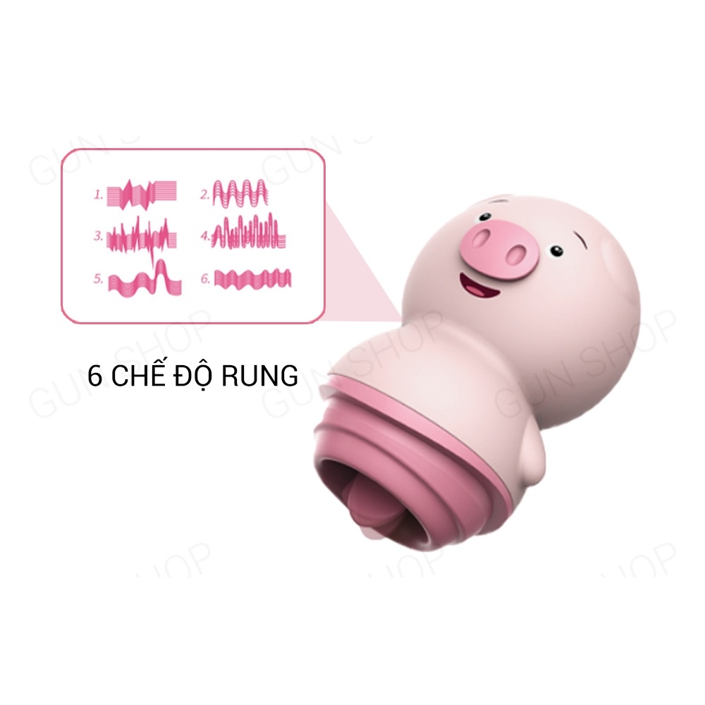 Lưỡi liếm ngụy trang heo con - Vibrator