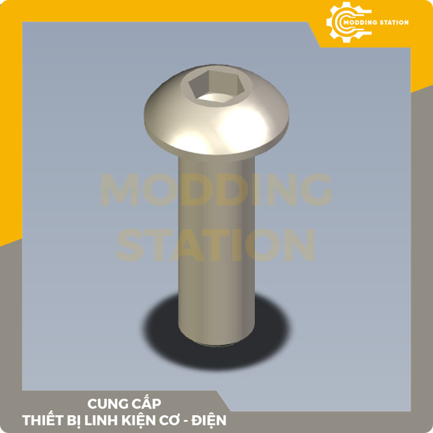 Ốc Lục giác đầu dù inox 304 size M5x8