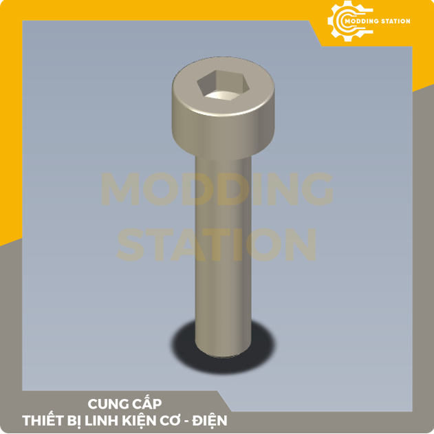 Ốc Lục giác đầu trụ inox 304 size M5x50