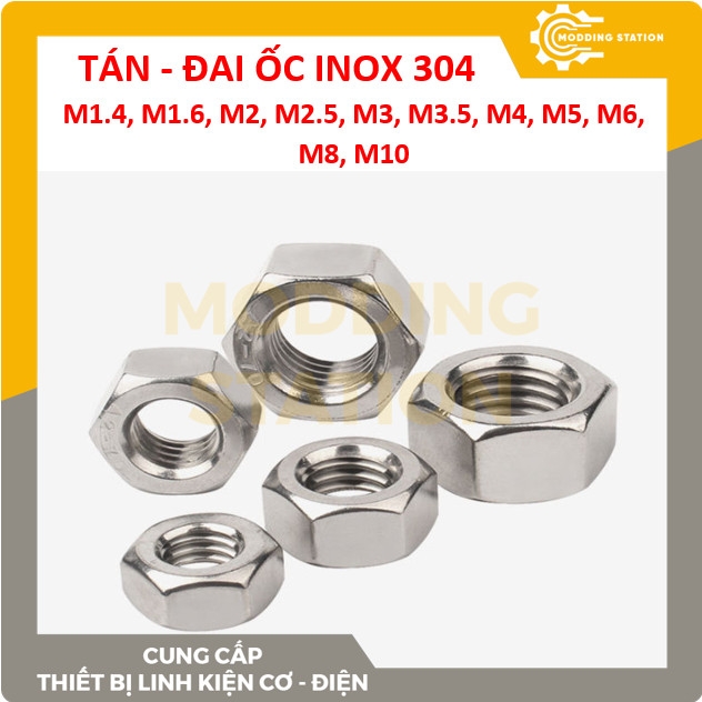 Tán ốc - Đai ốc inox 304 size M5