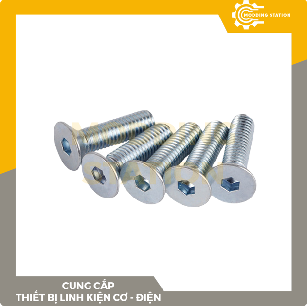 Ốc Lục giác đầu côn inox 304 size M4x16