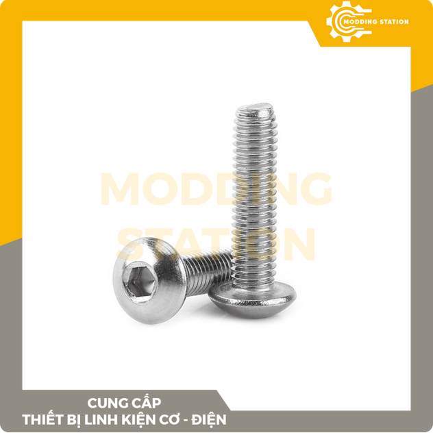 Ốc Lục giác đầu dù inox 304 size M5x50