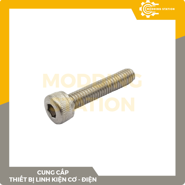 Ốc Lục giác đầu trụ inox 304 size M2.5x12
