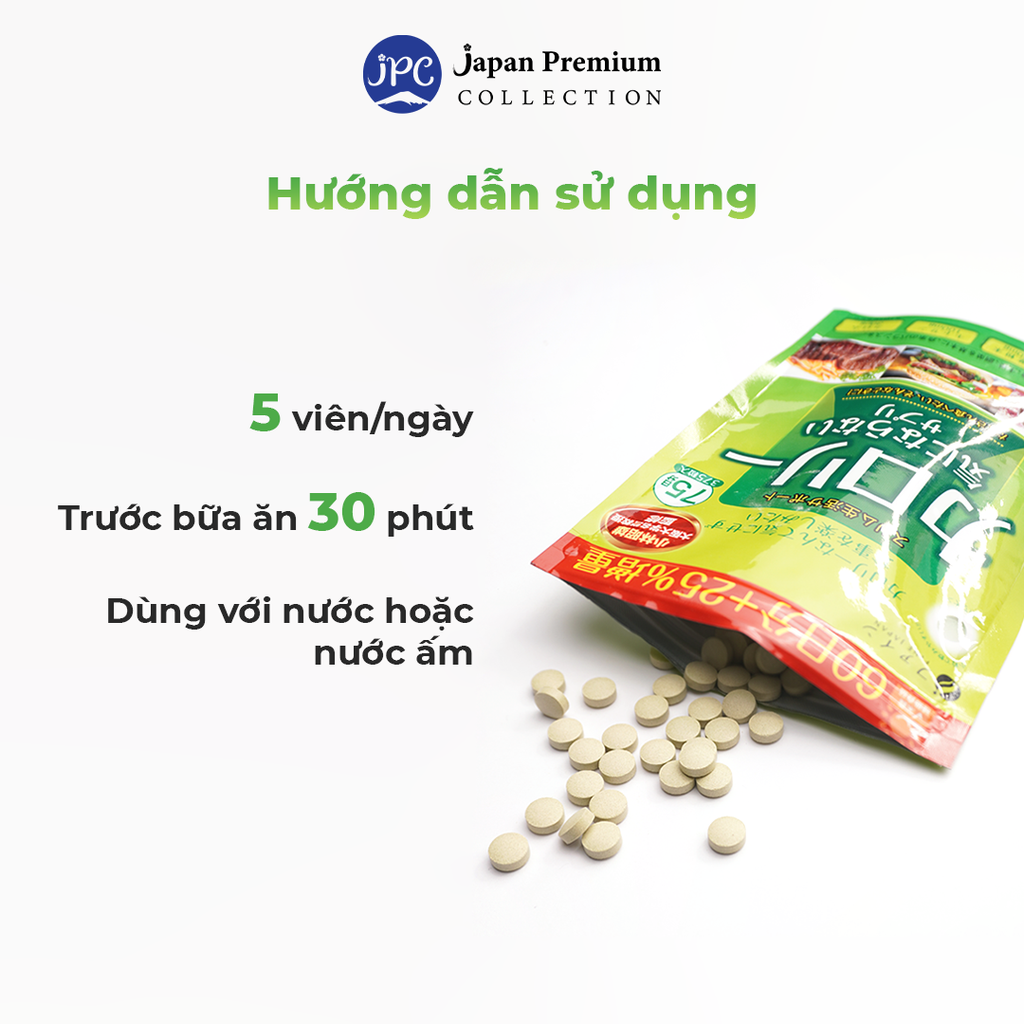 Viên Uống Giảm Cân Cao Cấp Calorie Burn Fine Japan - Nhật Bản (Gói 375 Viên)