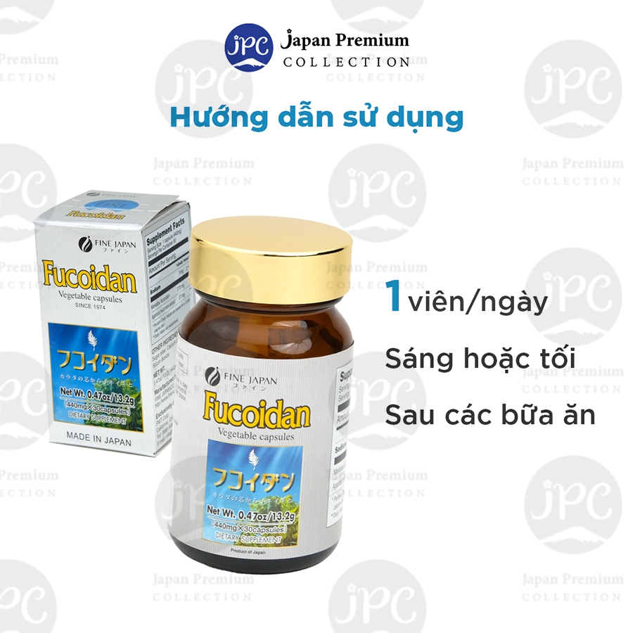 Combo 3 Hộp Fucoidan Okinawa Nhật Bản Hỗ Trợ Tăng Đề Kháng - Fine Japan Fucoidan (Hộp x 30 Viên)