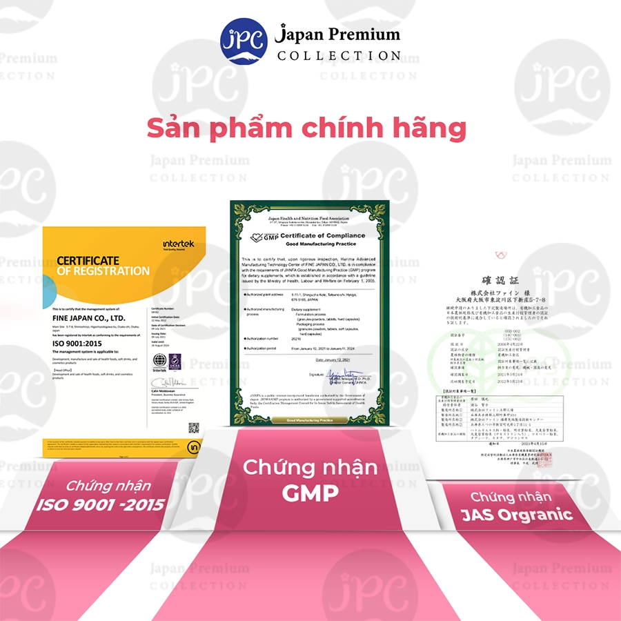 Combo 3 Nước uống Collagen & Hyaluron Fine Japan Plus 5.250mg (Hộp 10 chai x 50ml)