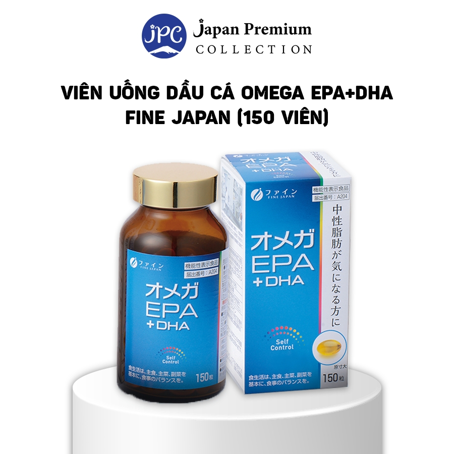 VIÊN UỐNG DẦU CÁ OMEGA EPA+DHA FINE JAPAN (150 VIÊN)