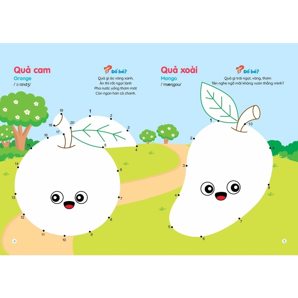 Combo 6q - Tô màu nối số - Giải đố thông minh 2 - 6 tuổi (Song ngữ Anh - Combo 6Q - Tô Màu Nối Số - Giải Đố Thông Minh 2 - 6 Tuổi (Song Ngữ Anh -